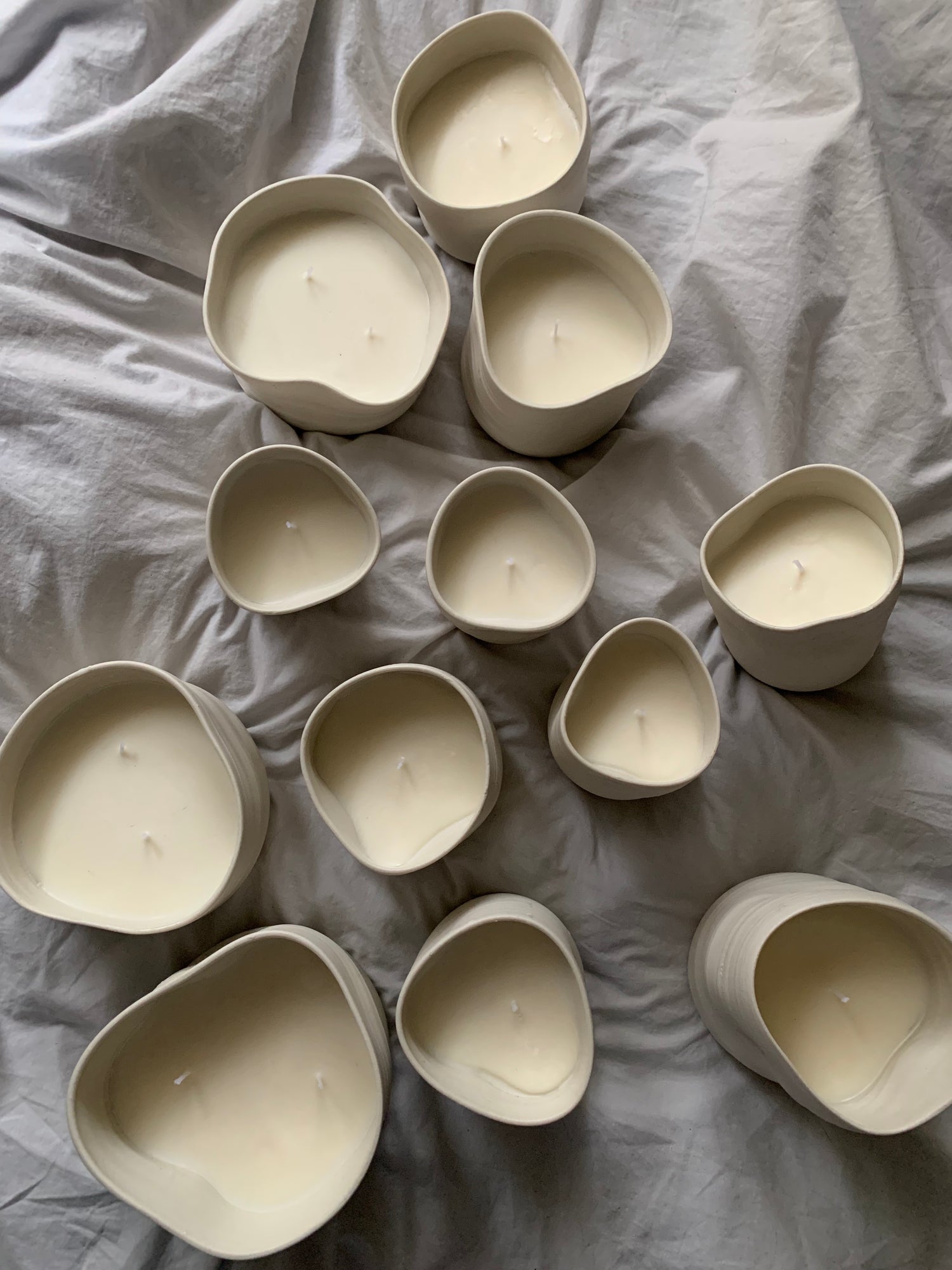 Candles in Porcelain